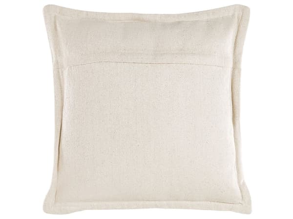Prydnadskudde 2 st Svart och Vit Bomull 45 x 45 cm Avtagbara Fodral med Polyesterfyllning