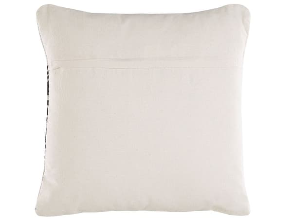 Prydnadskudde 2 st Svart och Vit Bomull 45 x 45 cm Avtagbar Fodral Med Polyesterfyllning