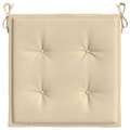 Miniatyrbillede 7 af 10: vidaXL hynder til havestol 4 stk. 50x50x3 cm oxfordstof beige