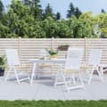 Miniatyrbillede 2 af 10: vidaXL hynder til havestol 4 stk. 50x50x3 cm oxfordstof beige