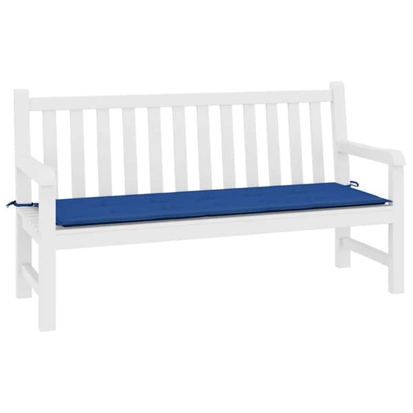 vidaXL hynde til havebænk 200x50x3 cm oxfordstof kongeblå
