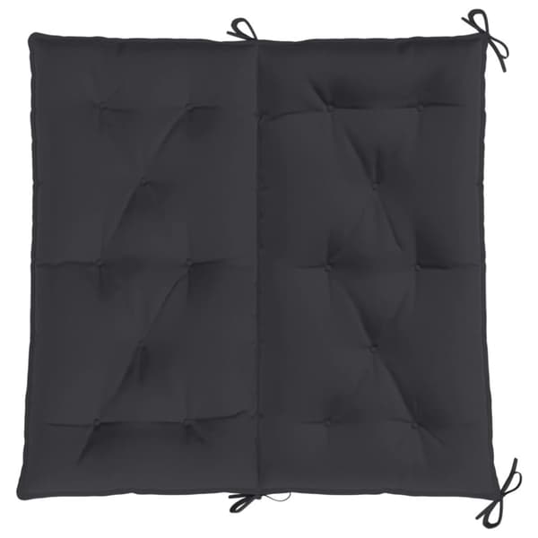 vidaXL hynder til havebænk 2 stk. 100x50x7 cm oxfordstof sort