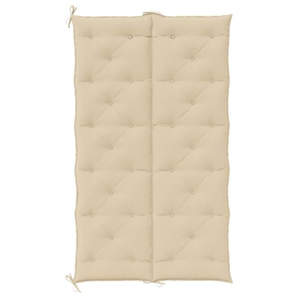 vidaXL Bänkdynor för trädgården 2st beige 180x50x7cm oxfordtyg