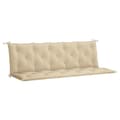 Miniatyrbillede 2 af 9: vidaXL hynder til havebænk 2 stk. 180x50x7 cm oxfordstof beige