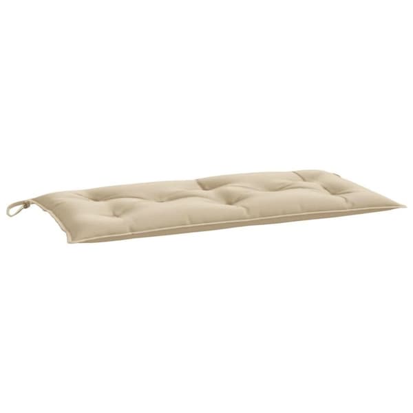 vidaXL hynder til havebænk 2 stk. 100x50x7 cm oxfordstof beige