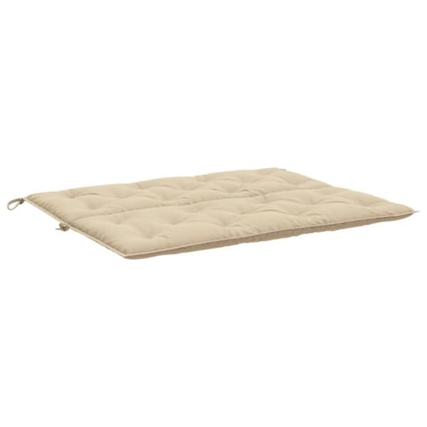 vidaXL hynder til havebænk 2 stk. 120x50x7 cm oxfordstof beige