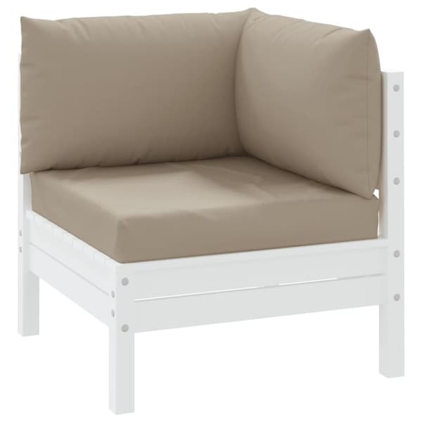 vidaXL Palldynor 3 st taupe oxfordtyg