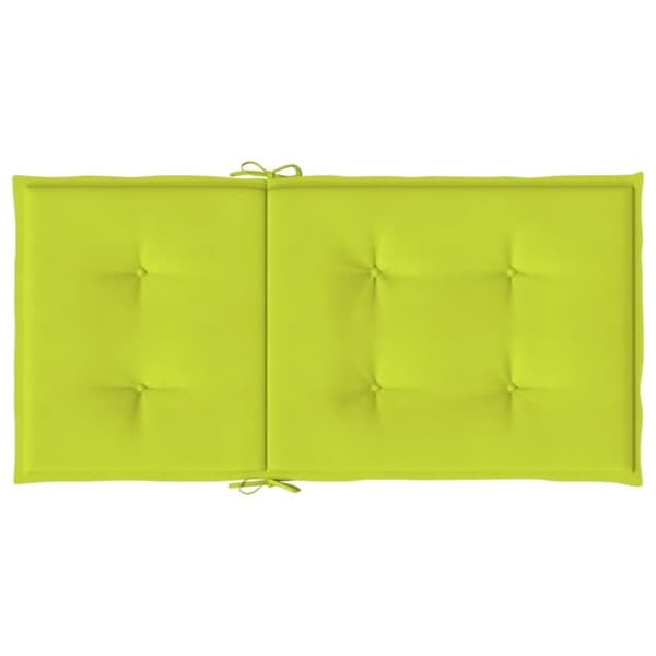 vidaXL Stolsdynor 6 st ljusgrön 100x50x3 cm oxfordtyg