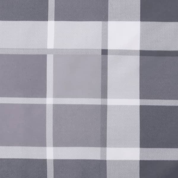 vidaXL Stolsdynor 2 st grårutig 40x40x3 cm oxfordtyg