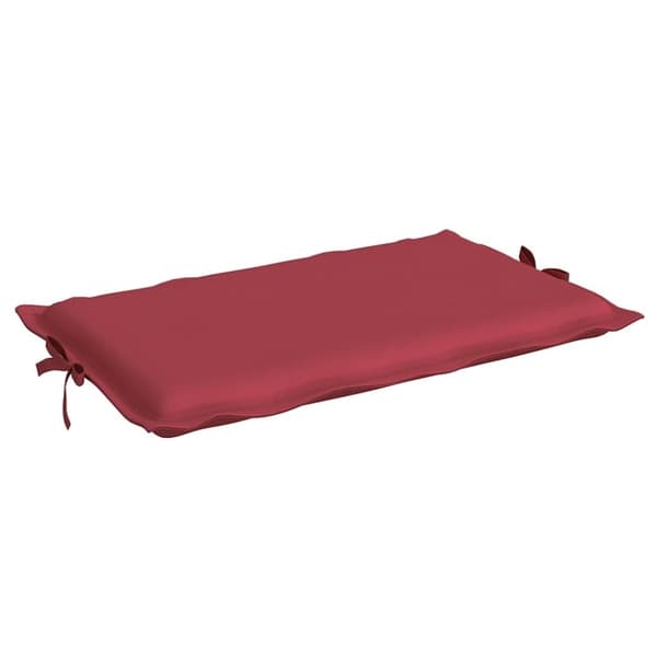 vidaXL Solsängsdyna vinröd 186x58x3 cm oxfordtyg