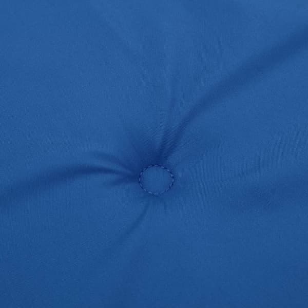 vidaXL hynder til havestol 2 stk. 50x50x3 cm oxfordstof kongeblå