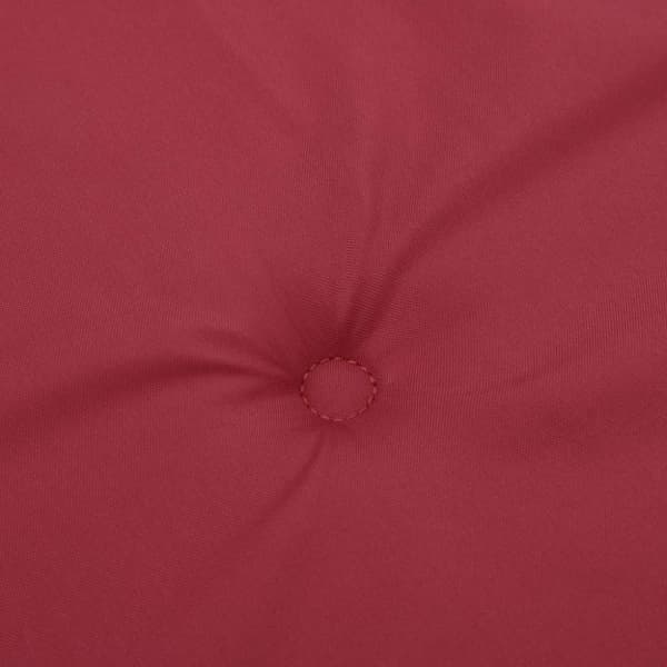 vidaXL hynder til havestol 6 stk. 40x40x3 cm oxfordstof vinrød