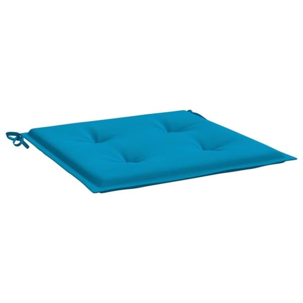 vidaXL Stolsdynor 6 st blå 40x40x3 cm oxfordtyg
