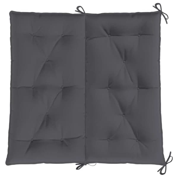vidaXL Bänkdynor för trädgården 2st antracit 100x50x7cm oxfordtyg