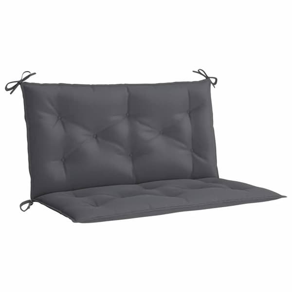 vidaXL Bänkdynor för trädgården 2st antracit 100x50x7cm oxfordtyg