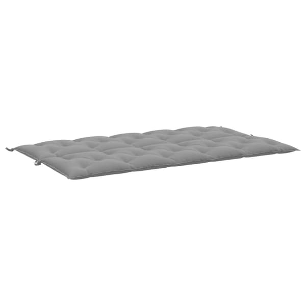 vidaXL hynder til havebænk 2 stk. 180x50x7 cm oxfordstof grå