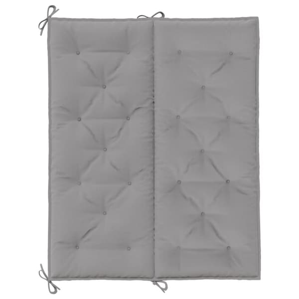 vidaXL hynde til havebænk 120x(50+50)x7 cm stof grå