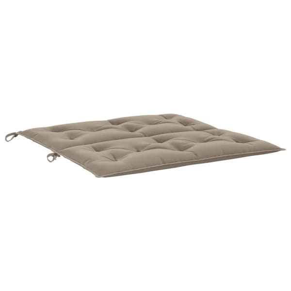 vidaXL Bänkdynor för trädgården 2st taupe 100x50x7cm oxfordtyg