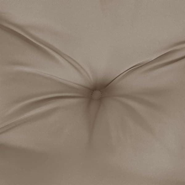 vidaXL Bänkdynor för trädgården 2st taupe 100x50x7cm oxfordtyg