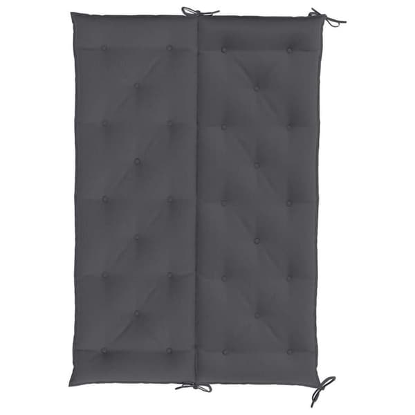 vidaXL hynde til havebænk 150x(50+50)x7 cm oxfordstof antracitgrå