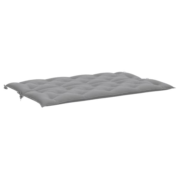 vidaXL hynder til havebænk 2 stk. 150x50x7 cm oxfordstof grå