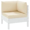 Miniatyrbillede 3 af 11: vidaXL pallehynder 3 stk. oxfordstof beige