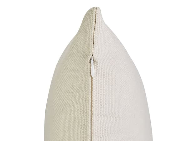 Set av 2 Dekorationskuddar Grön Polyester Bomull 45 x 45 cm Boho Broderat Lövmotiv Vardagsrum Sovrum