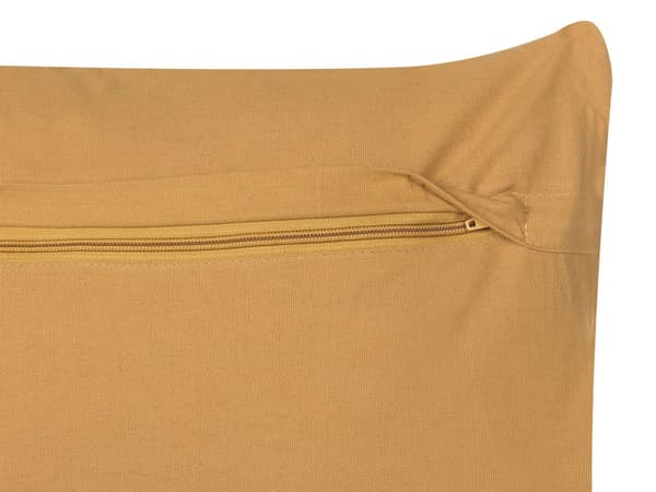 2 st prydnadskuddar Gul med tofsar 30 x 50 cm Randig Retro Boho Inredningstillbehör