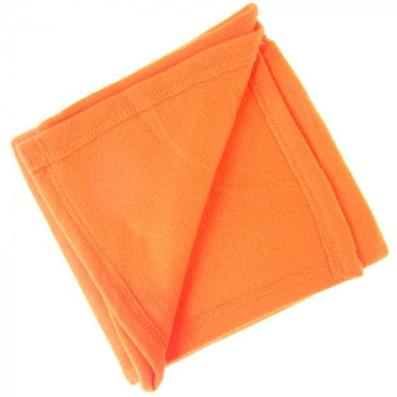 baby filt polar fleece 75 x 100 cm orange