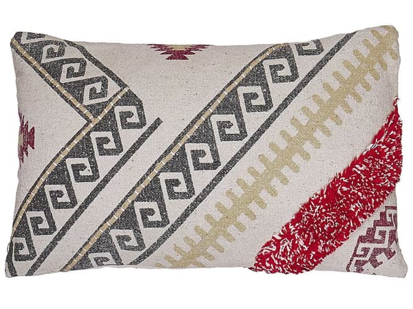 Prydnadskudde Flerfärgad 20 x 50 cm Boho-stil Geometriskt mönster