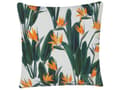 Miniatyrbild 4 av 7: Set av 2 Trädgårdskuddar Grön Polyester 45 x 45 cm Blommönster Tryck Trädgård Uteplats