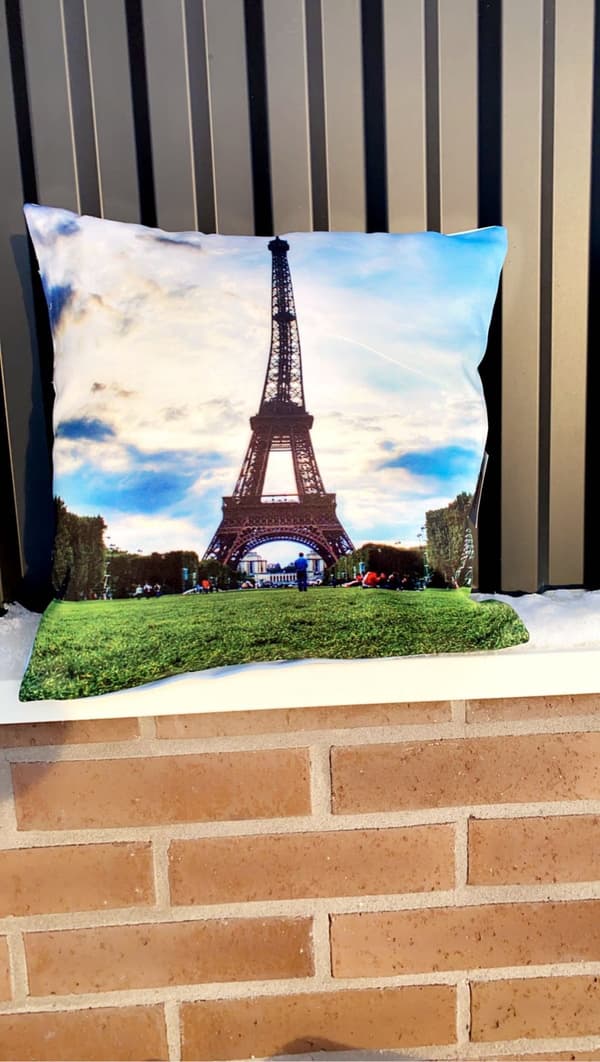 Prydnadskudde Eiffel