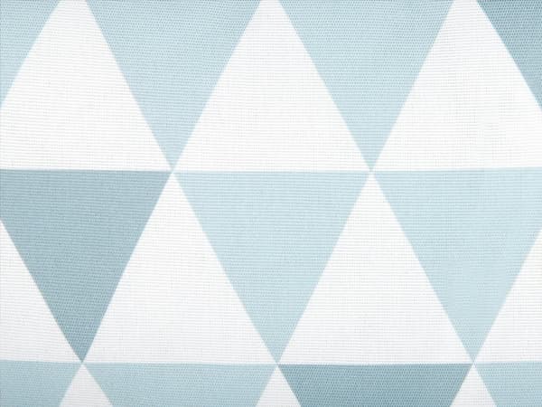 Set med 2 utomhuskuddar Blå och Vit 40 x 70 cm Geometriska Triangelmönster Trädgårdskuddar Inomhus Utomhus