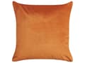 Miniatyrbild 5 av 7: Set med 2 prydnadskuddar Orange Sammet 45 x 45 cm Ögonmotiv Glamour Dekor Hemtillbehör