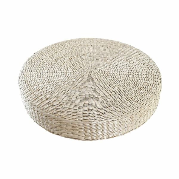 Pude DKD Home Decor Gulv 60 x 60 x 11 cm Natur