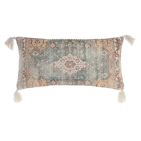 Kudde DKD Home Decor 60 x 10 x 30 cm Beige Blå Arab Frans