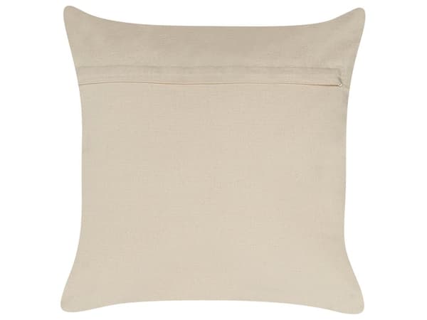 Set med 2 prydnadskuddar Guld Bomull 50 x 50 cm Geometriskt mönster Folietryck Glamour Dekor Tillbehör