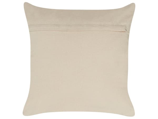 Set med 2 prydnadskuddar Koppar Bomull 50 x 50 cm Geometriskt mönster Folietryck Glamour Dekor Tillbehör