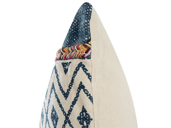 Set med 2 prydnadskuddar Flerfärgad Bomull 50 x 50 cm Geometriskt mönster Folietryck Boho Dekortillbehör