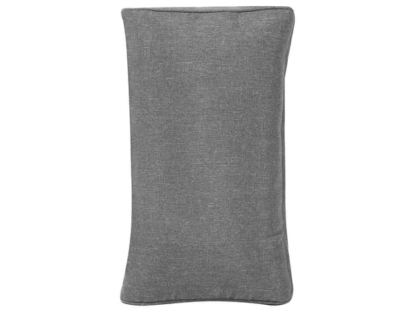 Hageputesett med Putevar for Utendørs Bruk Mørkegrå Polyester Utemøbler Hagesofa Ryggstøtte