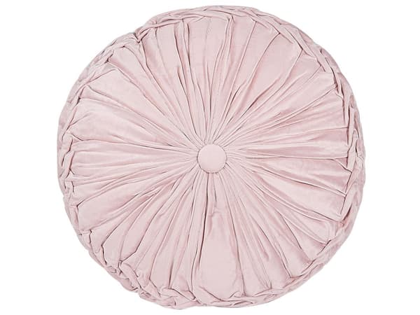 Dekorativ Pute Rosa 40 x 40 cm i møbeltrekk med fylling boho stil Stue Soverom Rundt Moderne design