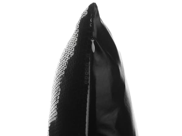 Sett med 2 pynteputer Svart Paljetter 45 x 45 cm Avtakbart trekk Dekorasjon Tilbehør Glamour Chic