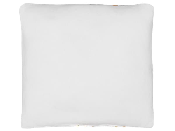 Sett med 2 barneputer Oransje Bomull 40 x 40 cm Bjørneklemmer Trykk Trekantmønster Firkantet form Barnerom