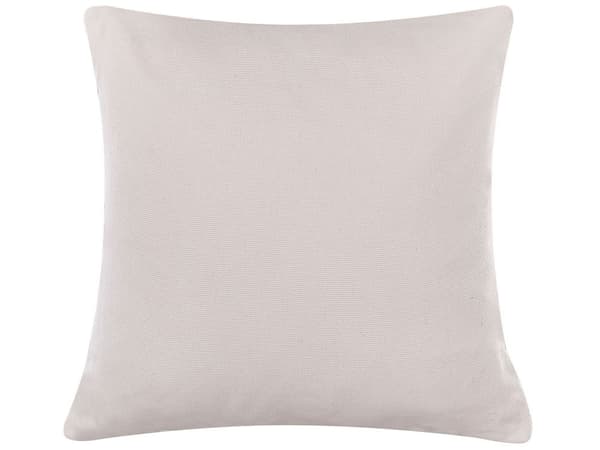 Sett med 2 dekorative puter Taupe Bomull 45 x 45 cm Print av påskehare