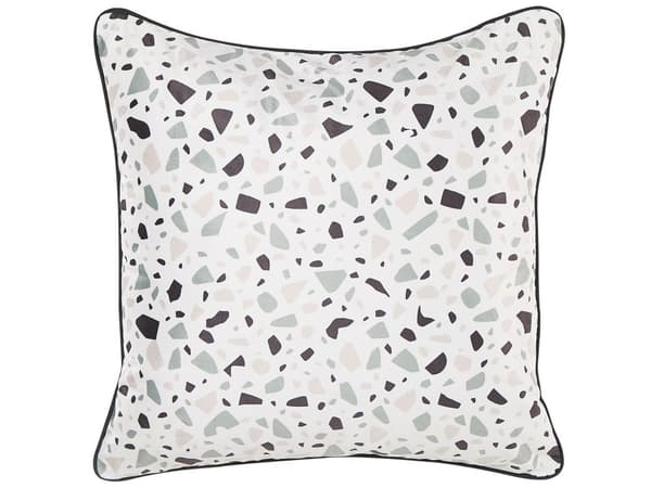 Dekorativt Putesett Flerfarget Fløyel 45 x 45 cm Firkantet Geometrisk Mønster Moderne design