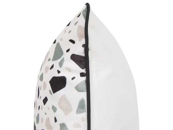 Dekorativt Putesett Flerfarget Fløyel 45 x 45 cm Firkantet Geometrisk Mønster Moderne design