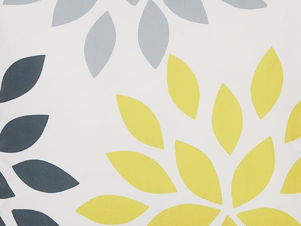 Sett med 2 Hageputer Flerfarget Utendørs Bruk Blomstermønster Polyester Kvadratisk 45 x 45 cm Pynteputer Dekorasjon
