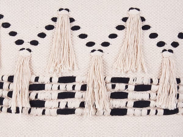 Sett med 2 Pynteputer i Beige Bomull 45 x 45 cm med Dusker Boho Dekor