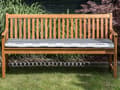 Miniatyrbilde 2 av 7: Utendørs Sittepute Marineblå Polyester Vannbestandig Benkpute 152 x 54 cm Hage