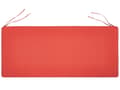 Miniatyrbilde 4 av 7: Utendørs Sittepute Rød Polyester Vannbestandig Benkpute 152 x 54 cm Hage